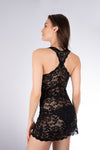 CLO Fortuna all-lace racerback mini dress