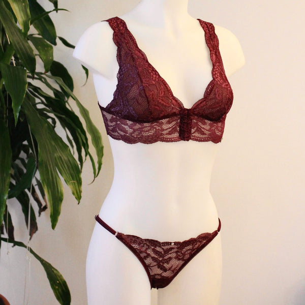 Recycled Rib Moulded Bralette - Fern – Clio intimates